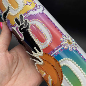Sublimation Print of 20oz Wrap - Boo Blocks