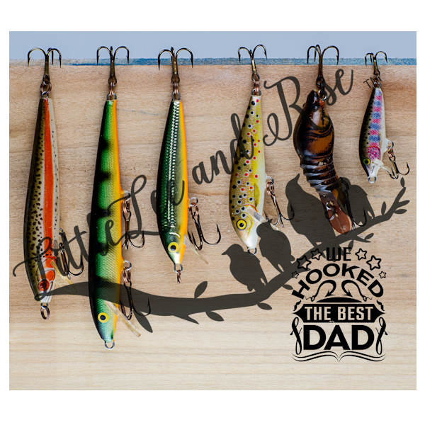 
            
                Load image into Gallery viewer, Dad Hooked 20oz Wrap UV-DTF
            
        