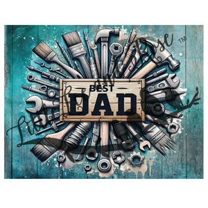 Dad's Tools Full Sheet 8.5x11 Instant Transfer