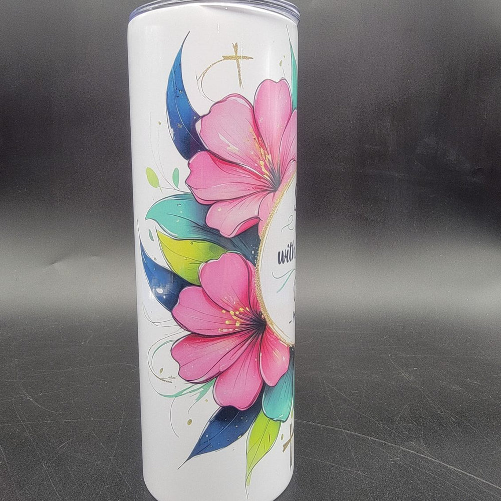 Pre-Sublimated 20oz Tumbler - Strength & Dignity