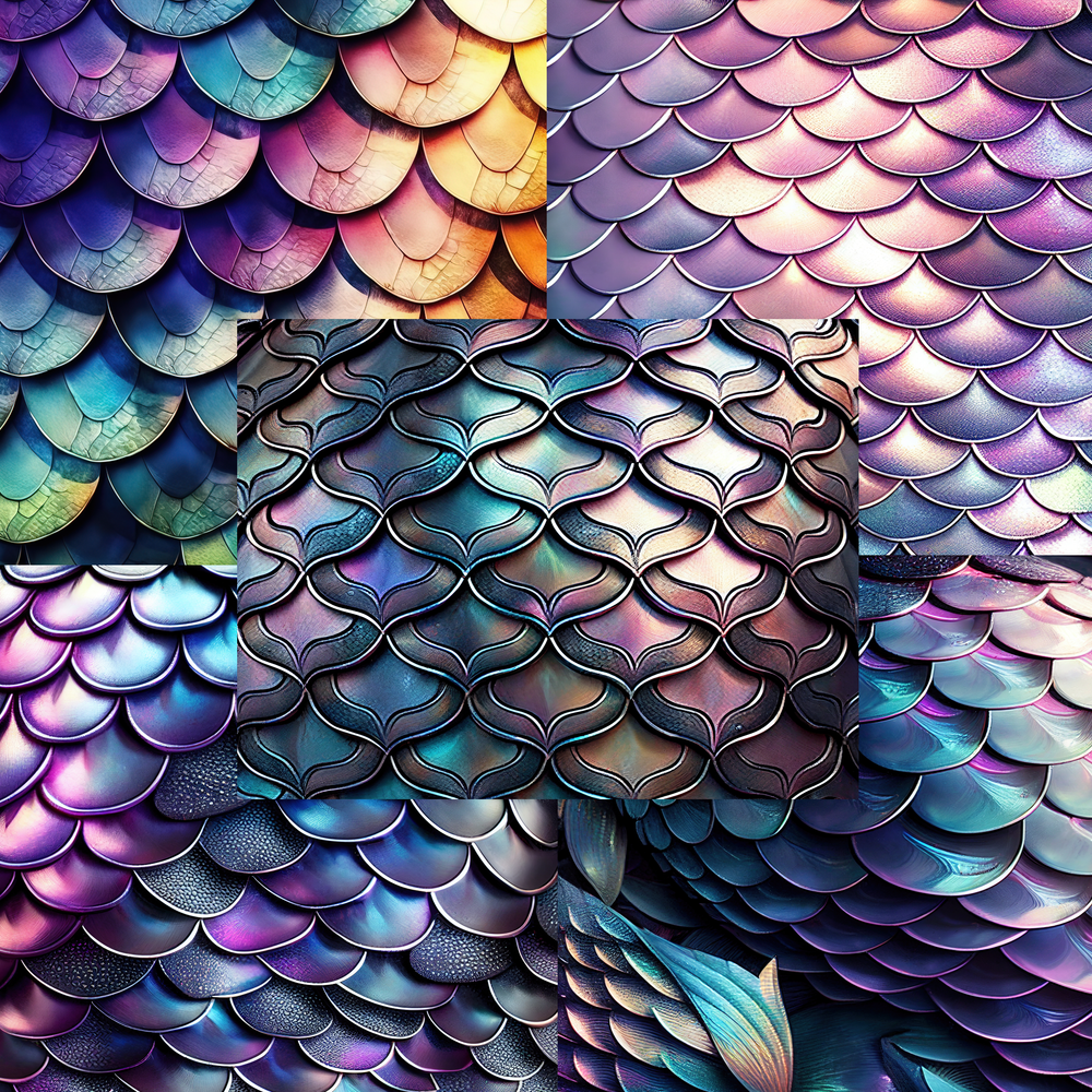 
            
                Load image into Gallery viewer, Dragon Scales Printed Vinyl 5 Pack
            
        