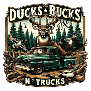 Ducks, Bucks N' Trucks UV-DTF