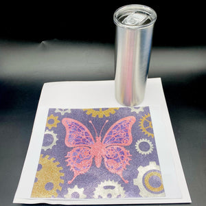 Glitter by Design - Steampunk Butterfly GBD NO TUMBLER