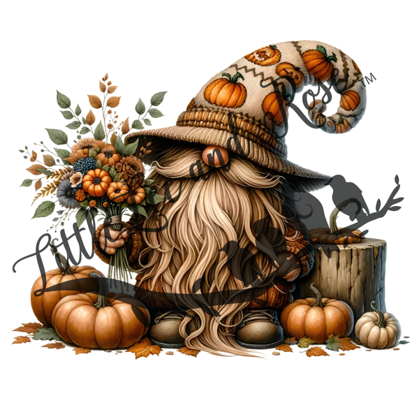 
            
                Load image into Gallery viewer, 1 Earthy Pumpkin Gnome UV-DTF
            
        