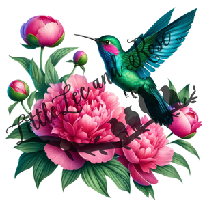 
            
                Load image into Gallery viewer, Emerald Hummingbird UV-DTF 2.5 inch
            
        