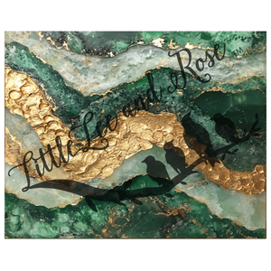 Printed Vinyl Sheet - Emerald Marble