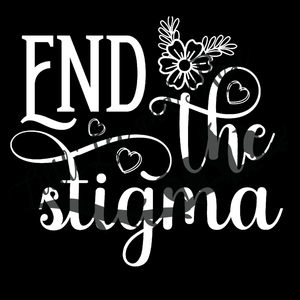 End The Stigma Instant Transfer - White