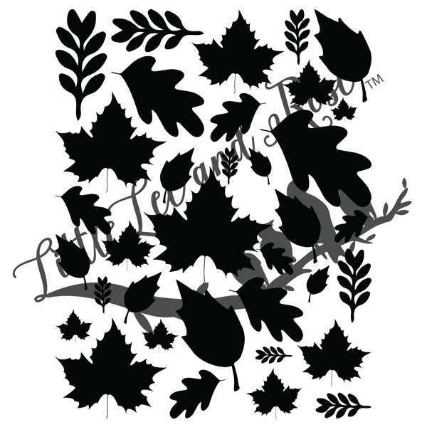 
            
                Load image into Gallery viewer, 1 Fall Leaf Silhouettes UV-DTF Sheet
            
        