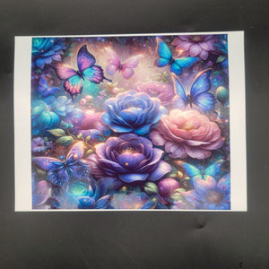 Printed Vinyl Sheet - Royal Garden