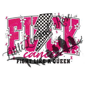 
            
                Load image into Gallery viewer, Fight Like A Queen UV-DTF
            
        
