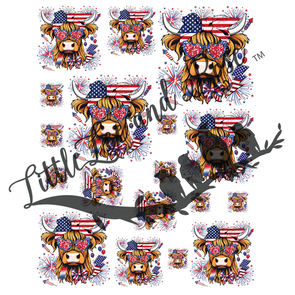 
            
                Load image into Gallery viewer, Firework Highland Instant Transfer Sheet
            
        