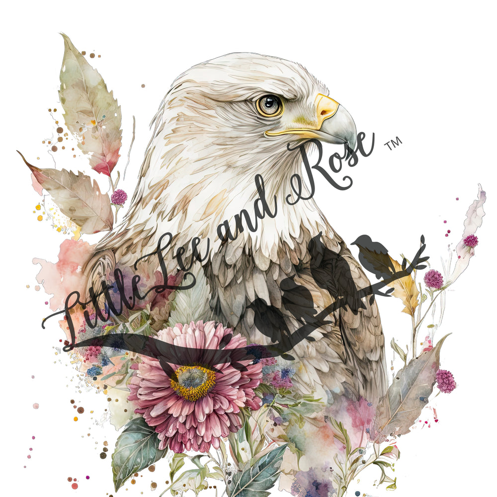 
            
                Load image into Gallery viewer, Floral Eagle Clear Waterslide
            
        
