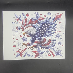 
            
                Load image into Gallery viewer, Sublimation Print of 20oz Decal - Eagle Stars
            
        