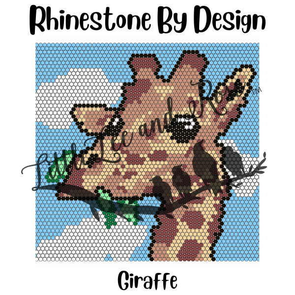
            
                Load image into Gallery viewer, Printed Vinyl of Rhinestone by Design - Giraffe
            
        