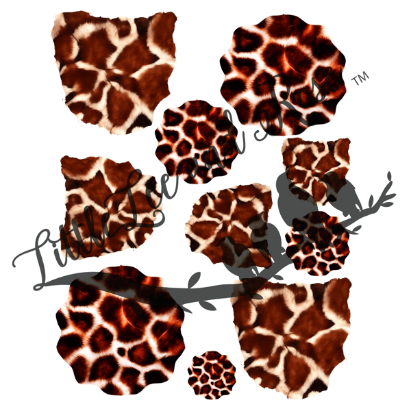 
            
                Load image into Gallery viewer, Giraffe Splotch Instant Transfer Sheet
            
        