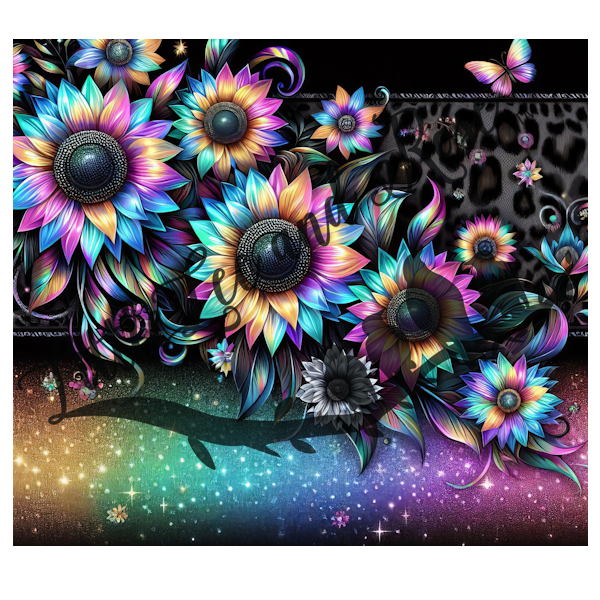 
            
                Load image into Gallery viewer, Glistening Sunflowers Full Sheet 8.5x11 UV-DTF
            
        