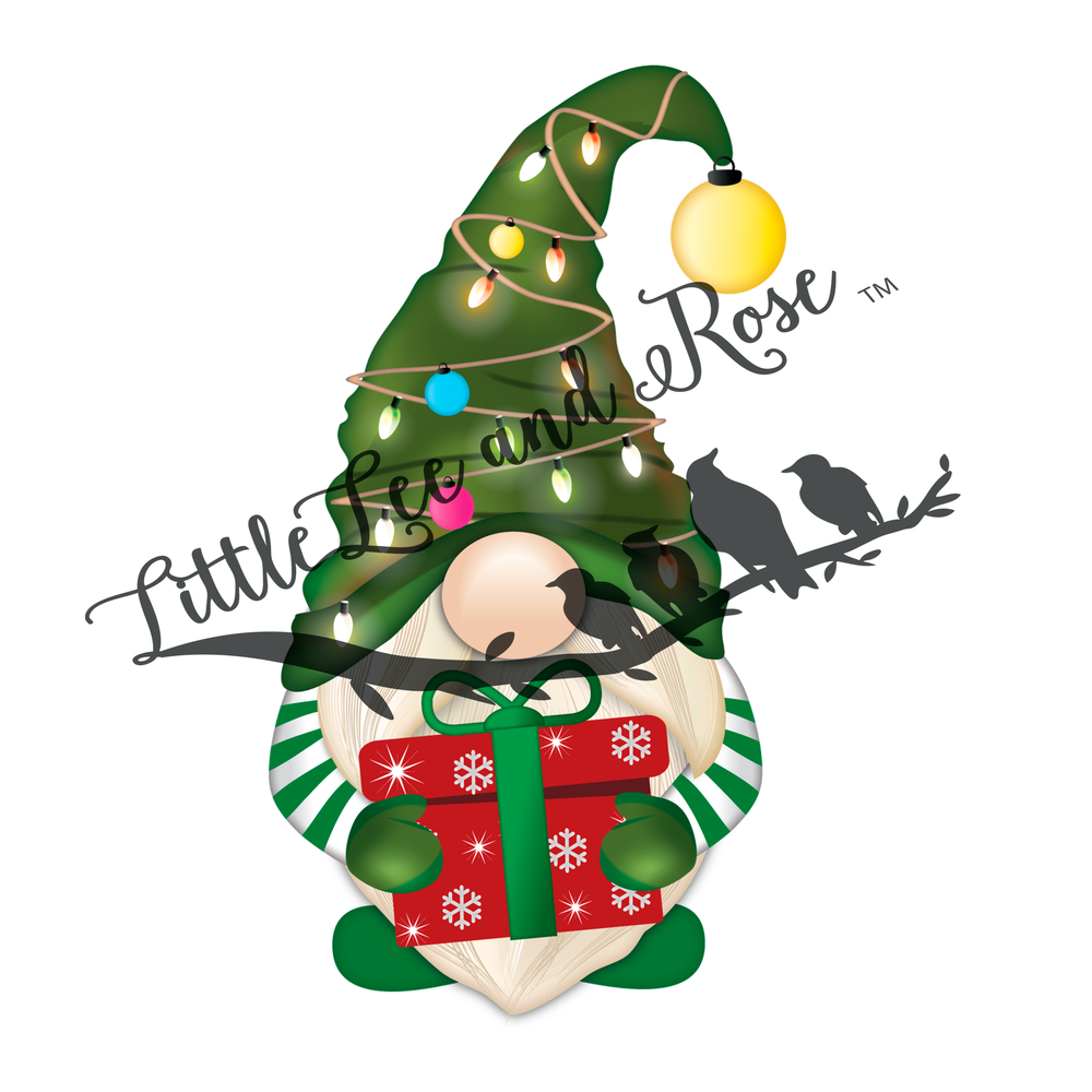 
            
                Load image into Gallery viewer, Christmas Tree Gnome Clear Waterslide
            
        