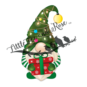Christmas Tree Gnome Clear Waterslide