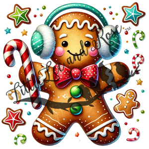 
            
                Load image into Gallery viewer, 1 Graham the Gingerbread Man Instant Transfer
            
        