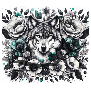 
            
                Load image into Gallery viewer, Greyscale Wolf 20oz Wrap UV-DTF
            
        