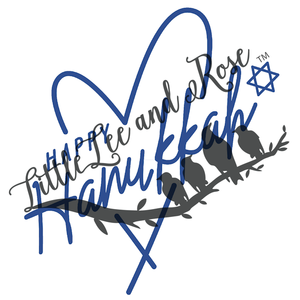 Happy Hanukkah Heart Instant Transfer