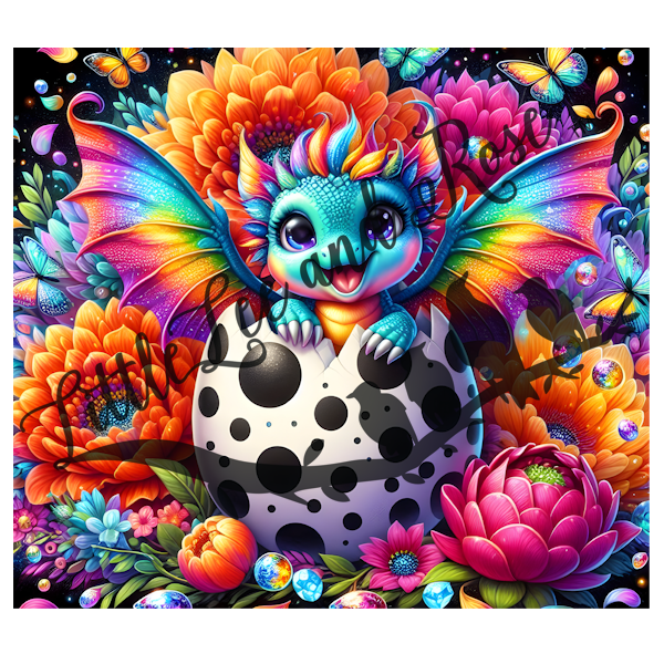 
            
                Load image into Gallery viewer, .Hatching Baby Dragon - Tumbler, Sublimation, or Vinyl
            
        
