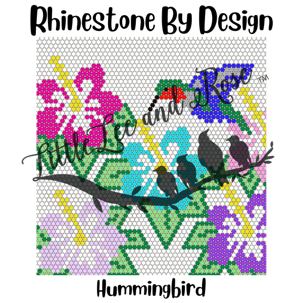 
            
                Load image into Gallery viewer, Sublimation Print of Rhinestone by Design - Hummingbird
            
        