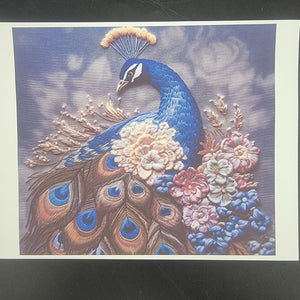 
            
                Load image into Gallery viewer, Sublimation Print of 20oz Wrap - Embroidered Peacock
            
        
