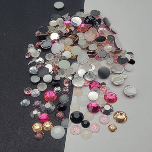Multicolored Rhinestone Mix - Pink Sands - RESIN