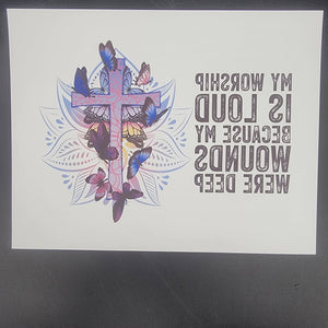 
            
                Load image into Gallery viewer, Sublimation Print of 20oz Wrap - Loud Worship
            
        
