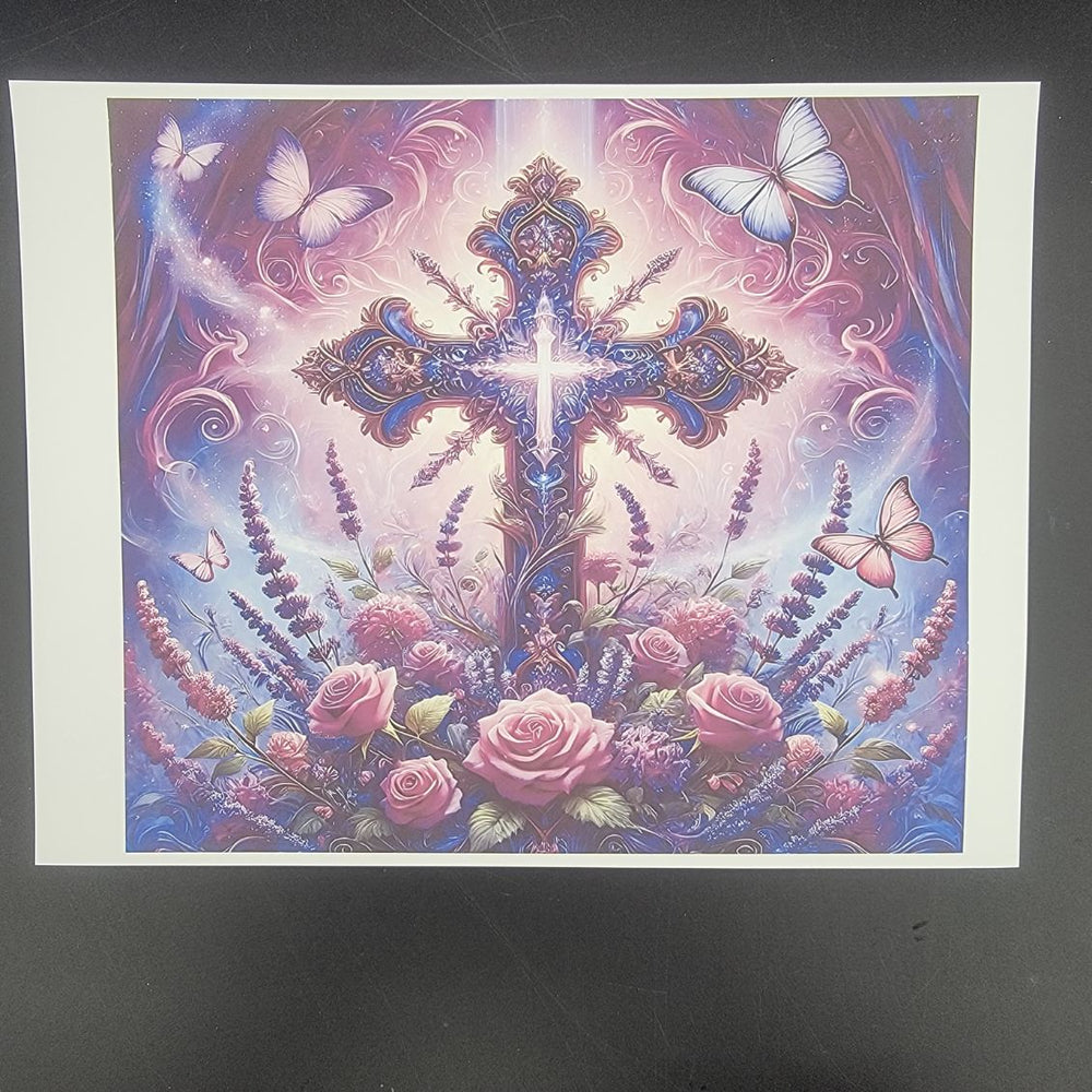 
            
                Load image into Gallery viewer, Sublimation Print of 20oz Wrap - Purple Prayer
            
        