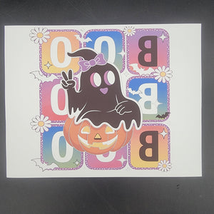 Sublimation Print of 20oz Wrap - Boo Blocks