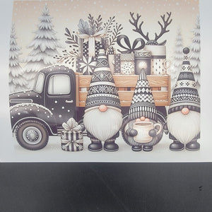 Printed Vinyl Sheet - Neutral Gnomes