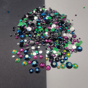 Multicolored Rhinestone Mix - Northern Hiker - RESIN