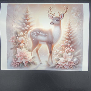 Printed Vinyl Sheet - Shimmering Stag