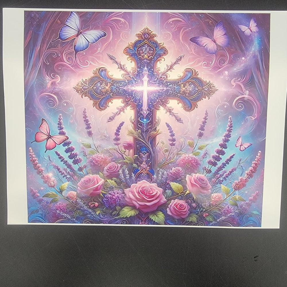 
            
                Load image into Gallery viewer, Printed Vinyl Sheet - Purple Prayer
            
        
