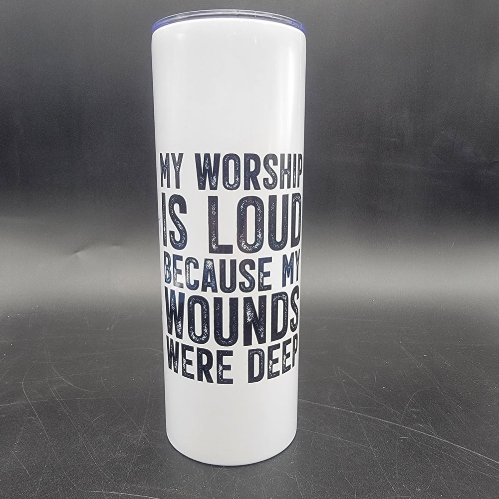 
            
                Load image into Gallery viewer, Pre-Sublimated 20oz Tumbler - Loud Worship
            
        