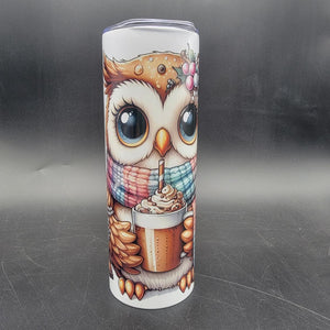 Pre-Sublimated 20oz Tumbler - Cold Weather Owl