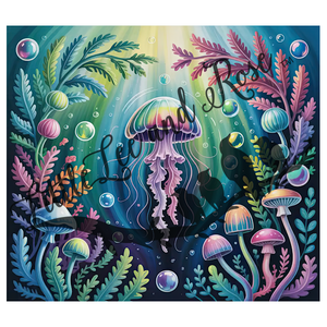 .Jellyfish Lagoon - Tumbler, Sublimation, or Vinyl