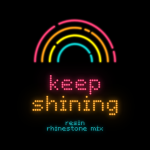 Multicolored Rhinestone Mix - Keep Shining - RESIN