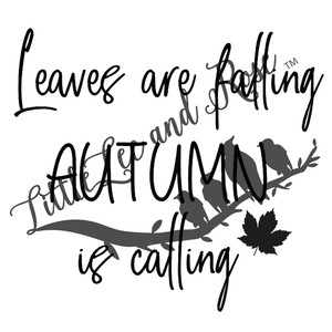 Leaves Are Falling UV-DTF