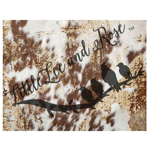 Light Cowhide Full Sheet 8.5x11 Instant Transfer