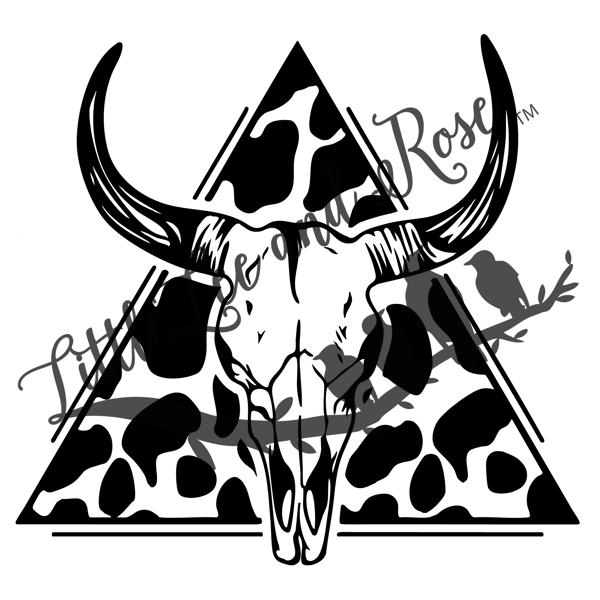 
            
                Load image into Gallery viewer, Longhorn Skull &amp;amp; Cow Print UV-DTF
            
        