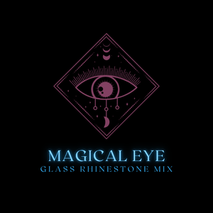 
            
                Load image into Gallery viewer, Multicolored Rhinestone Mix - Magical Eye - Glass
            
        