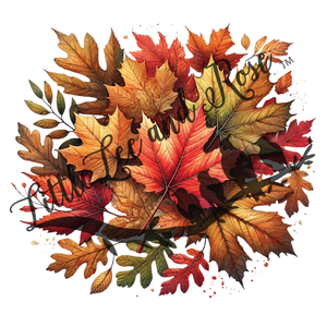Maple Leaf Collage UV-DTF