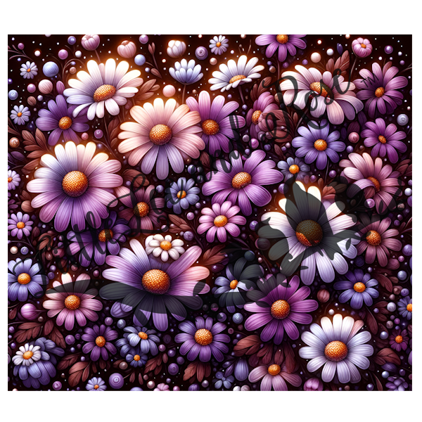 
            
                Load image into Gallery viewer, .Mauve Daisies - Tumbler, Sublimation, or Vinyl
            
        