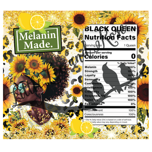 Melanin Made Queen 20oz Wrap Instant Transfer