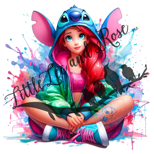 Mermaid Hoodie UV-DTF