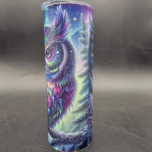 Pre-Sublimated 20oz Tumbler - Northern Owl