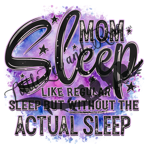 Mom Sleep - Clear Waterslide